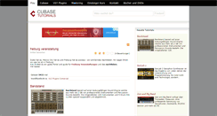 Desktop Screenshot of cubasetutorials.net